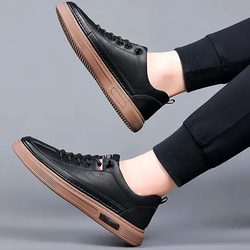 Baskets décontractées italiennes en cuir