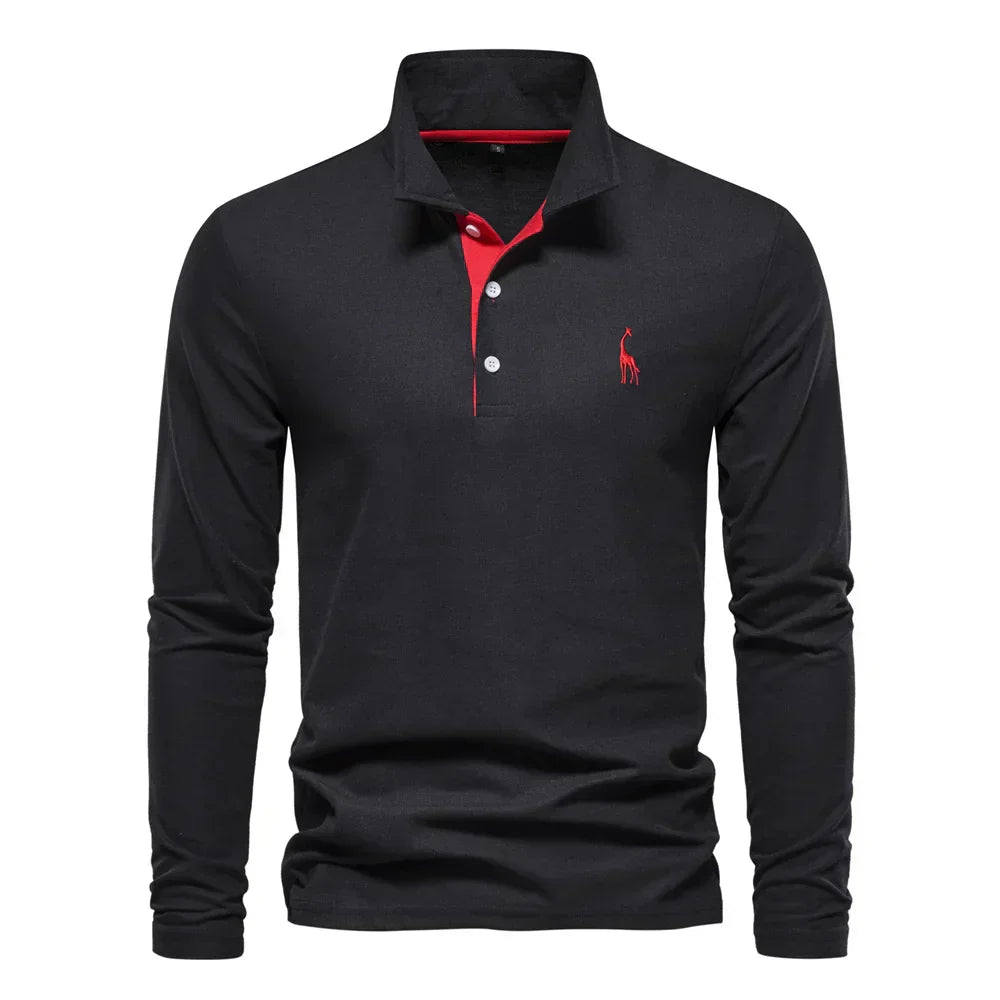 Men's Long Sleeve Polo Shirt